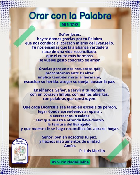 Orar con la Palabra – Mt 5, 17-37