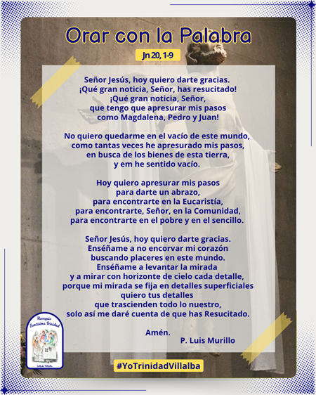 Orar con la Palabra – Jn 20, 1-9