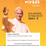 Inscripciones visita del Papa León