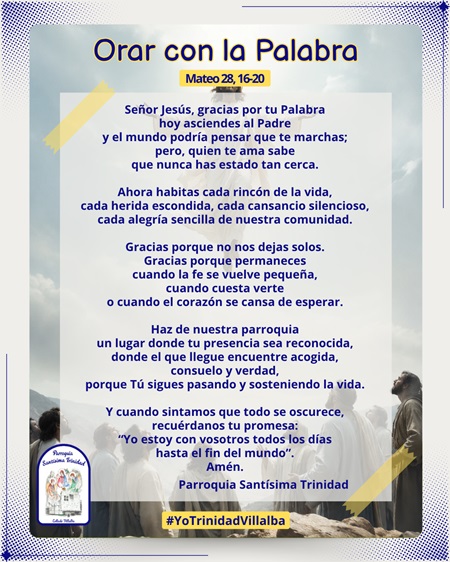 Orar con la Palabra – Mt 28, 16-20
