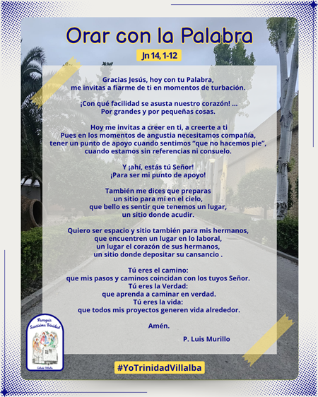 Orar con la Palabra – Jn 14, 1-12